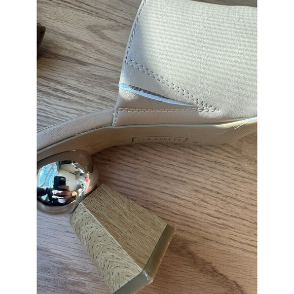 Alfani Magnolea Tan Peep‎ Toe Sandals With Cool Heels Women’s Size 6  Medium - Picture 6 of 11